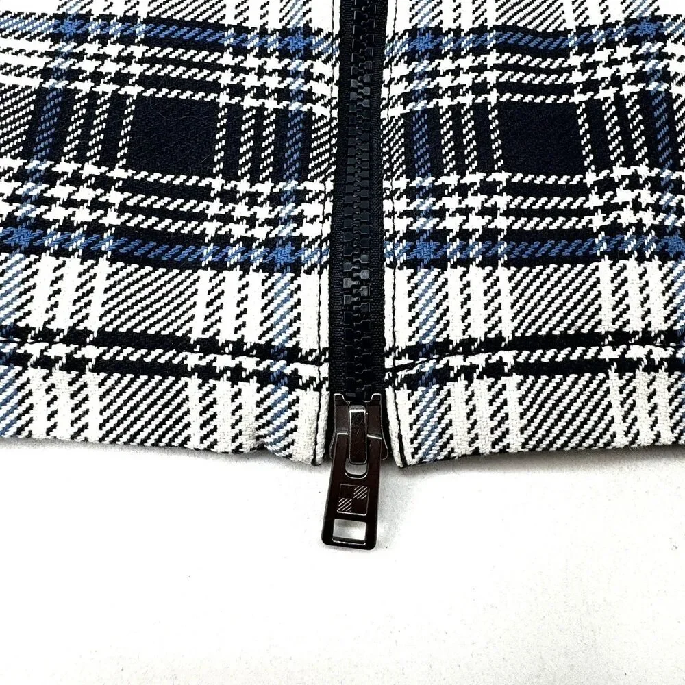 Woolrich The Timber Padded Overshirt Plaid Full Zip Jacket Shacket Mens Large